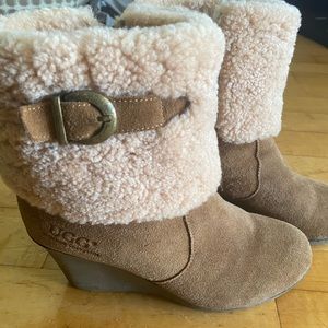UGG Wedge Bootie Size 10